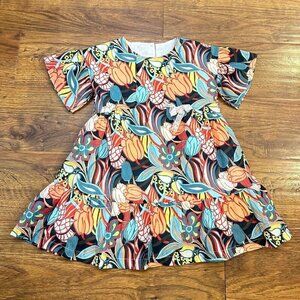 Nanos floral cotton spring dress